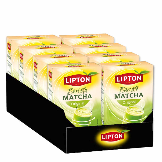 Matcha Lipton Barista Original - 8 boîtes - 10 sticks