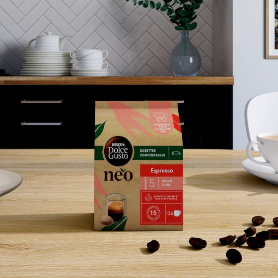 Dosettes Nescafé Dolce Gusto NEO Espresso - 6 boîtes - 72 dosettes