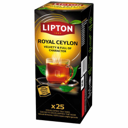 Thé Noir Lipton Ceylan - 25 sachets