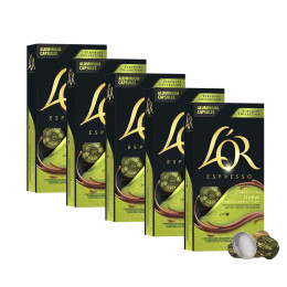 Capsule Nespresso Compatible Café L'Or Espresso Dubai Style - 5 boîtes - 50 capsules