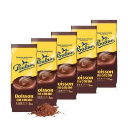 Chocolat Chaud Poulain Professionnel - 5 paquets - 5 Kg
