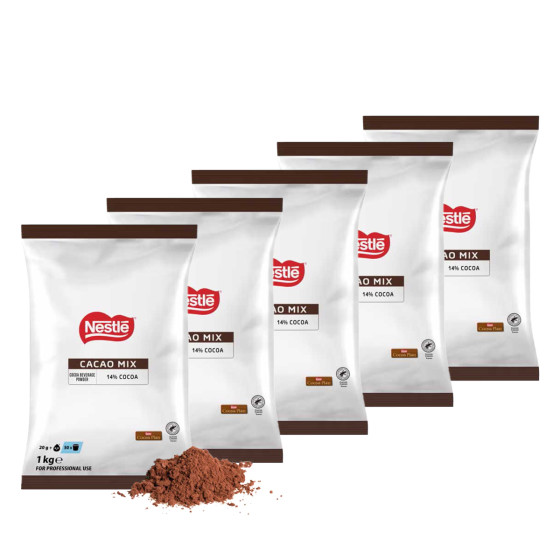 Chocolat Chaud Nestlé Professionnel Cacao Mix - 5 paquets - 5 Kg