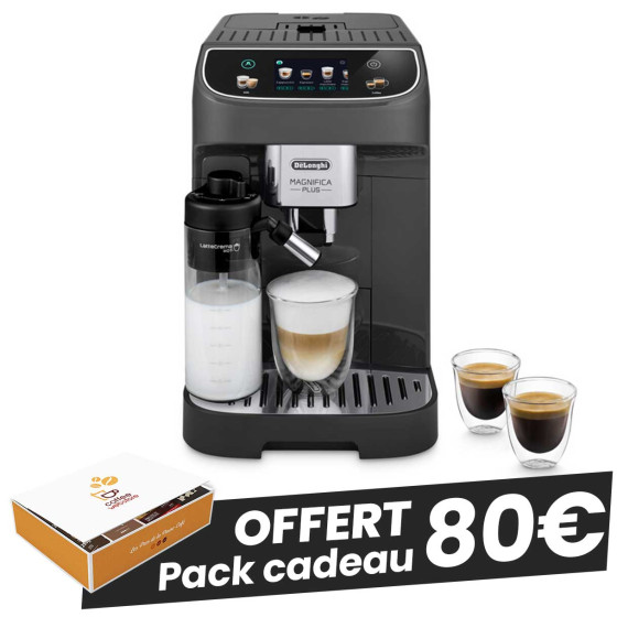 Cafetière superautomatique DeLonghi Magnifica Plus 1 9 15 Bars acier brossé