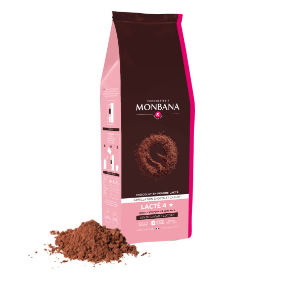 Chocolat Chaud Monbana Lacté 4 Etoiles - 1 Kg