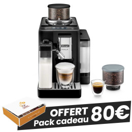 Delonghi Rivelia Latte FEB4455.B avec 2 bacs à grains