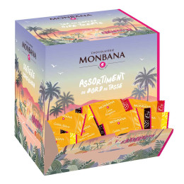 Mix Biscuits Monbana - Assortiment de 5 biscuits bord de tasse - 200 biscuits