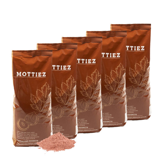 Cappuccino Vending Noisette Mottiez - 5 paquets - 5 Kg