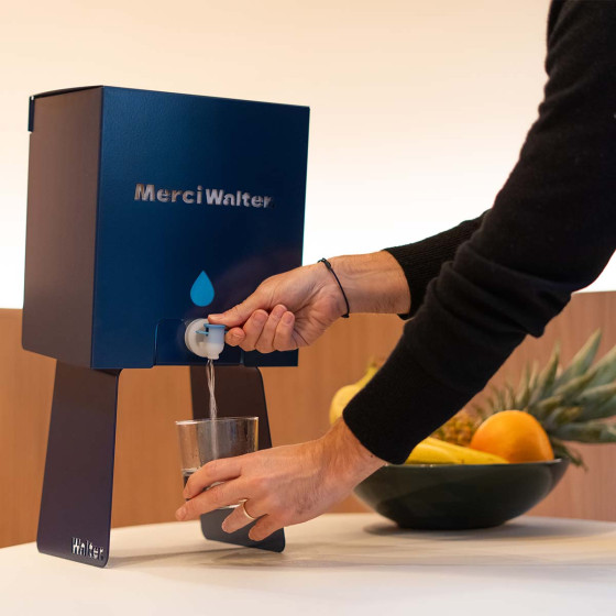 Support pour Cube Walter en acier Bleu