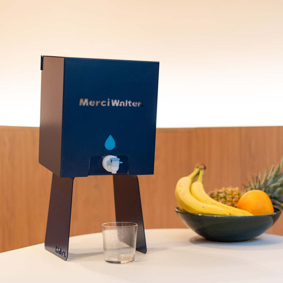 Support pour Cube Walter en acier Bleu