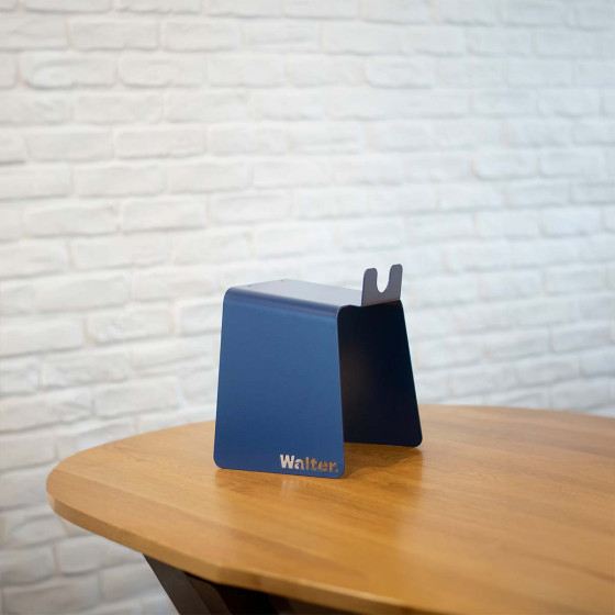 Support pour Cube Walter en acier Bleu
