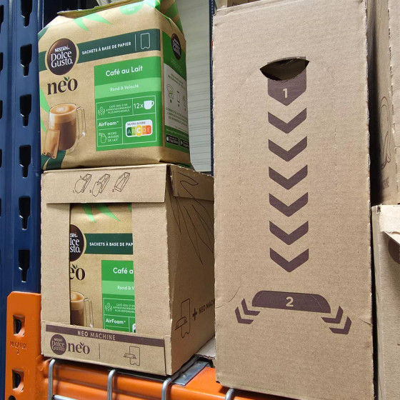 Dosettes Nescafé Dolce Gusto NEO Café au Lait - 5 boîtes - 60 boissons