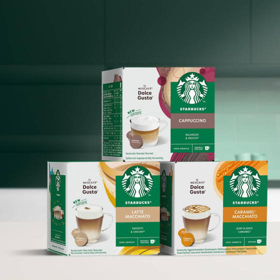 Pack Découverte - Capsule Starbucks ® by Dolce Gusto ® - 18 boissons