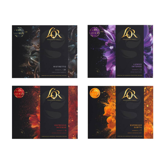 PACK Découverte - Capsule Nespresso PRO Compatible L'Or - 200 capsules