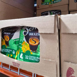 Dosette Senseo Café Brazil 100% Arabica - 10 paquets - 320 dosettes compostables