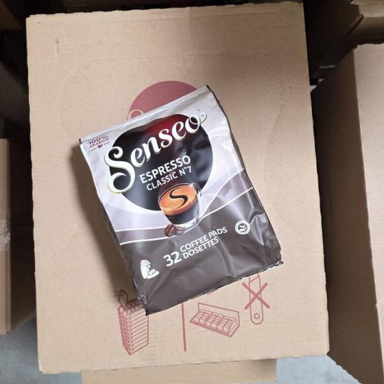 Dosette Senseo Espresso Classic 100% Arabica - 32 dosettes compostables
