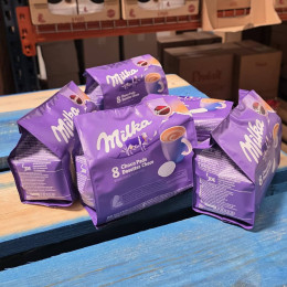 Dosette Senseo Compatible Chocolat Chaud Milka - 5 paquets - 40 dosettes