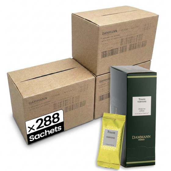 Infusion Dammann Frères Tisane Verveine - 12 boites - 288 sachets enveloppés
