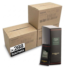 Thé Vert aromatisé Dammann Frères Green Mint - 12 boites - 288 sachets enveloppés