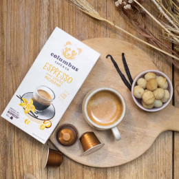 Capsule Nespresso Compatible Columbus Café Vanille Macadamia - 10 capsules