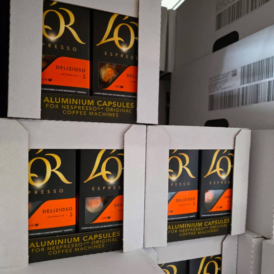 Capsule Nespresso Compatible Café L'Or Espresso Delizioso - 20 boîtes - 200 capsules