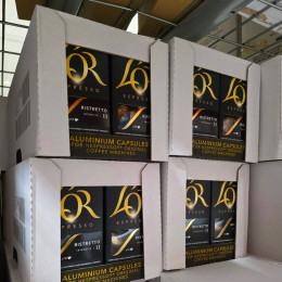 Capsule Nespresso Compatible Café L'Or Espresso Ristretto - 20 boîtes - 200 capsules