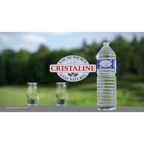 Palette d'eau Cristaline 1.5L - 84 packs - 504 bouteilles