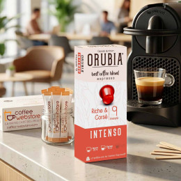 Capsule Nespresso Compatible Café Orubia Intenso 50% Arabica Intensité 9 - 10 capsules