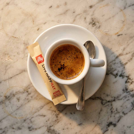 Sucre de Canne illy - Boîte Distributrice - 800 bûchettes