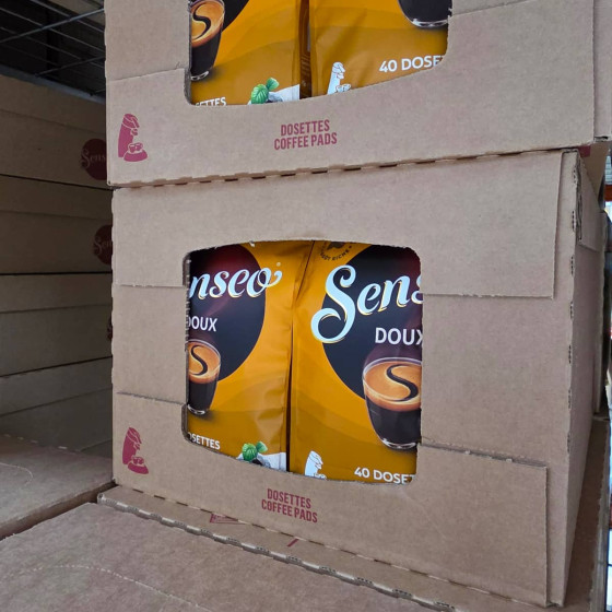 Dosette Senseo Café Doux - 10 paquets - 400 dosettes compostables