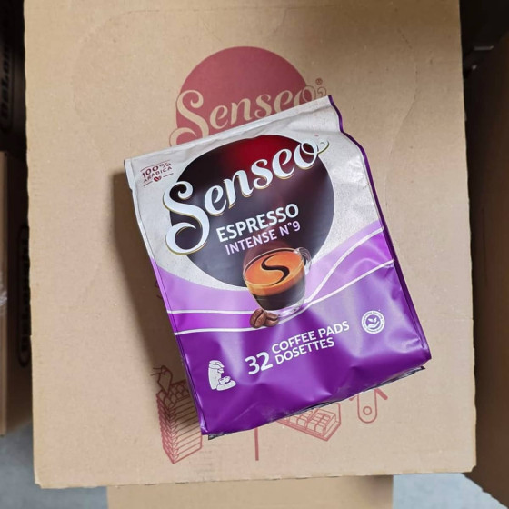 Dosette Senseo Espresso Intense 100% Arabica - 32 dosettes compostables