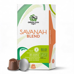 Capsule Nespresso Compatible Green Lion Coffee Mélange Savanah - 10 capsules
