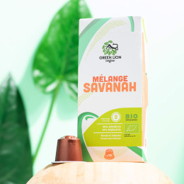 Capsule Nespresso Compatible Green Lion Coffee Mélange Savanah - 10 capsules