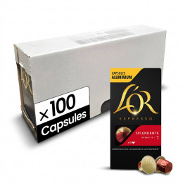 Capsule Nespresso Compatible Café L'Or Espresso Splendente - 10 boîtes - 100 capsules