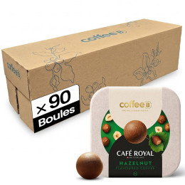 Boule de café CoffeeB Café Royal Noisette - 10 boites - 90 boules