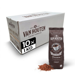 Chocolat Chaud Van Houten VH Passion Cacao 33% - 10 paquets - 7,5 Kg