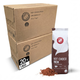 Chocolat Chaud Satro Hot Choco Rich - 20 paquets - 20 Kg