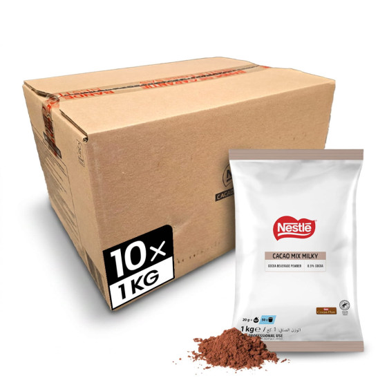 Chocolat Chaud Nestlé Professionnel Cacao Mix Milky Taste - 10 paquets - 10 Kg