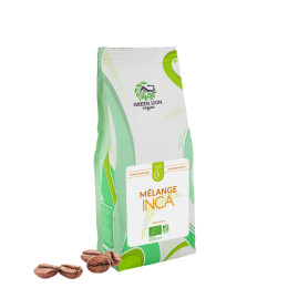 Café en grains Bio Green Lion Coffee Mélange Inca - 250 gr