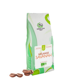 Café en grains Bio Green Lion Coffee Mélange Savanah - 250 gr