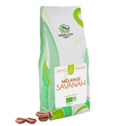 Café en grains Bio Green Lion Coffee Mélange Savanah - 1 Kg