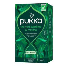 Thé Vert Bio Pukka Suprême Matcha - 20 sachets