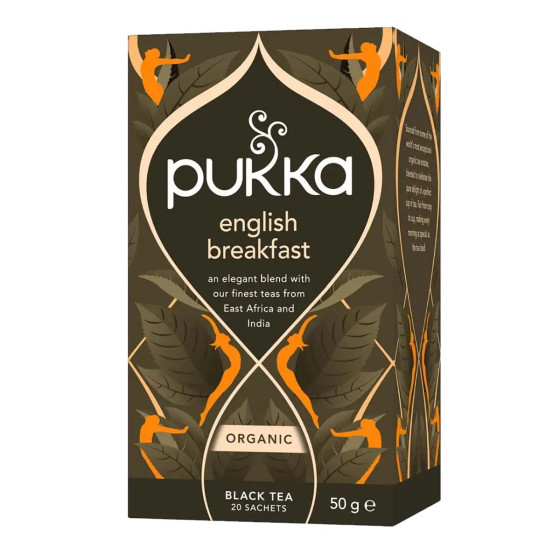 Thé Noir Bio Pukka Elegant English Breakfast - 8 boites - 160 sachets