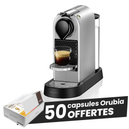 Machine Nespresso Krups CitiZ Silver YY4118FD