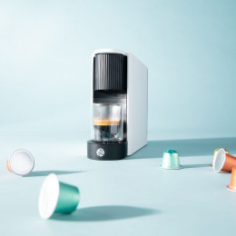 Lot 1000 Capsules Nespresso Compatible Orubia + Machine Nespresso Kottea EVE CNK110.W