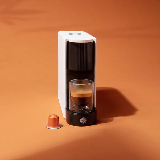 Lot 1000 Capsules Nespresso Compatible Orubia + Machine Nespresso Kottea EVE CNK110.W