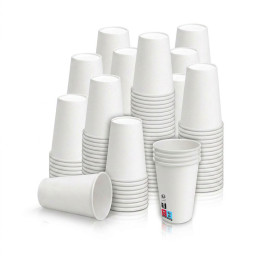 Gobelet carton 18 cl (7oz) Blanc - 1000 gobelets