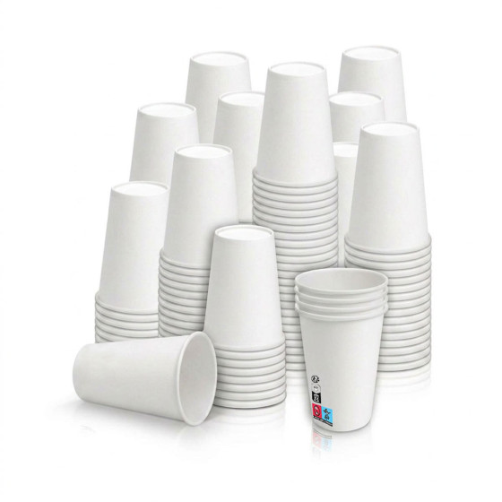 Gobelet carton 18 cl (7oz) Blanc - 1000 gobelets