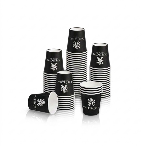 Gobelet carton 10 cl - Café Royal - 50 gobelets
