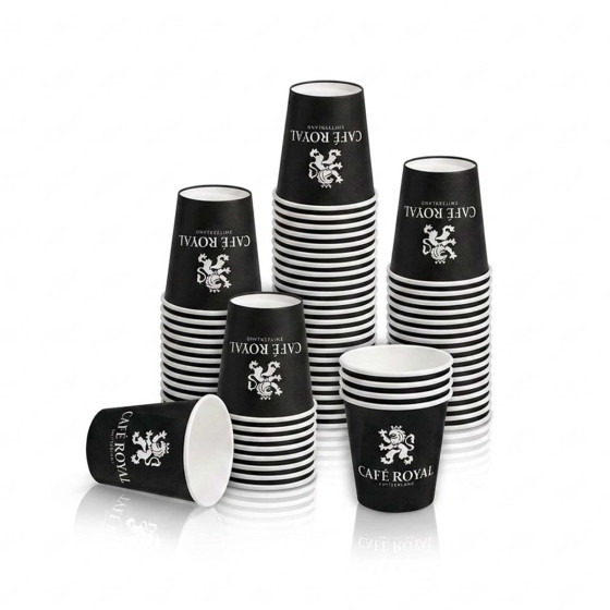 Gobelet carton 15 cl - Café Royal - 50 gobelets