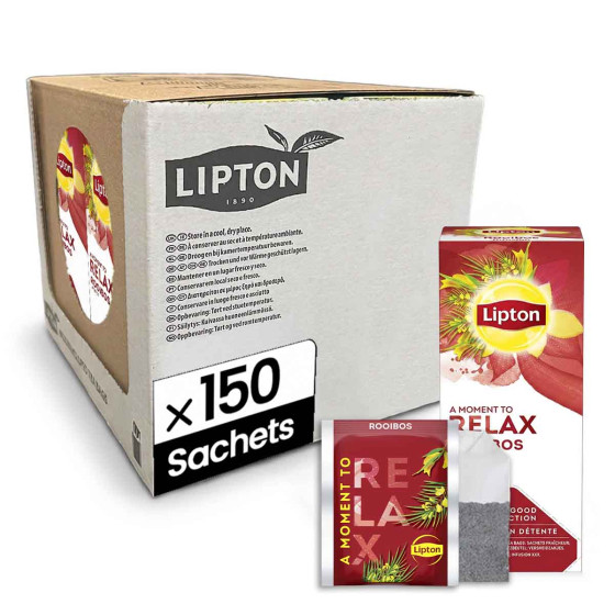 Rooibos Lipton - 6 boites - 150 sachets